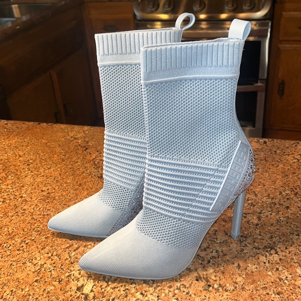 Sock Heeled Bootie